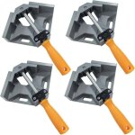 2 pcs serre joint angle 90 �, etau d'angle alliage d'aluminium, pince de soudage d'angle avec m�choire ...