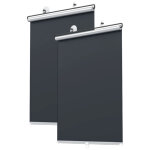 [2 pcs]stores occultants � ventouse, stores enrouleurs r�tractables portables, rideaux occultants, sans ...