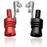 2 pcs turbo whistle, turbo sifflet tuyau d'�chappement bov blow - off simulator valve en aluminium, voiture ...