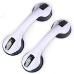 2 pcs ventouse de poign�e douche, poign�e de baignoire en plastique (aucun perage requis), pour salles ...