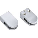 2 pcs verre pince salle de clip de fixation du verre de la colonne d'escalier en alliage de zinc verre ...