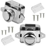2 pcs verrouillage push lock verrouillage de meubles de camping - car verrouillage de bouton de verrouillage ...