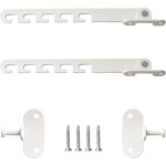 2 pi�ces 18 cm entrebailleur fenetre sans per�age bloque fenetre ouverte et verrous de portes avec 4 ...