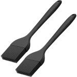 2 pices 21 cm pinceau cuisine, pinceau patisserie, pinceau cuisine silicone, pinceau de cuisine, pinceau ...