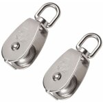 2 pi�ces 32 mm poulie simple en acier inoxydable 304 poulie de levage capacit� de la poulie levage 250kg ...