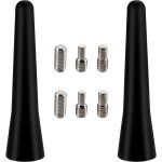 2 pi�ces 6. 5cm mini antenne voiture courte, fm / am tige d'antenne de voiture, mini antenne de voiture ...