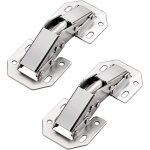 2 pi�ces 90 degr�s petit cach� d'armoires de cuisine / armoire cintr�es charni�res, pour �paisseur du ...