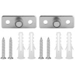 2 pices en acier inoxydable porte de grange rouleau guide de sol porte coulissante accessoires de quincailler ...