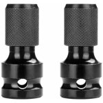 2 pieces adaptateurs de douille 1 / 2  carr� � 1 / 4  hexagonal embout visseuse a choc convertisseur ...
