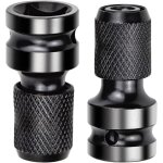 2 pi�ces adaptateurs de douille 1 / 2  carr� � 1 / 4  adaptateur impact cle a choc convertisseur de lib�ration ...