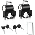 2 pi�ces antivol casque moto de antivol attache casque accessoire moto casque antivol verrouillage avec ...