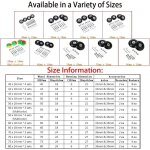 2 pi�ces bagages valise roues de rechange roulettes pivotantes en caoutchouc roulements kits de r�paration ...