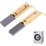 2 pi�ces balais de charbon l94mf7 pour moteurs de machines � laver � tambour, brosse de charbon de moteur ...