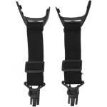 2 pi�ces bande �lastique confortable pour lunettes de chasse, sangle �lastique noire pour fixation rapide ...