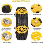 2 pi�ces cha�nes � neige de voiture cha�nes � neige universelles cha�nes � pneus antid�rapantes cha�nes ...