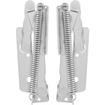 Umnuou - 2 pices charnire  ressort pour porte placard 90 degrs, acier au carbone charnire  ressort ...