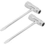 2 pi�ces de cl� combin�e, cl� en t pour scies � cha�ne, cl� de tron�onneuse, cl� � bougie, 13 mm x 19 ...