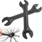 2 pi�ces cl� de moyeu de v�lo 13 / 14 / 15 / 16mm cl� � c�ne cl� de moyeu de v�lo cl� en acier au carbone ...