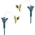 2 pieces colibri solaire - 1388 cm solaration colibri flottant en abs, r�aliste colibri solaire exterieur ...