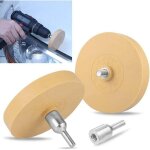 2 pi�ces d�calque gomme roue, avec 1x adaptateur pour l'enl�vement professionnel des films et des r�sidus ...