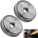 2 pi�ces l'�crou de serrage rapide convient � toutes les meuleuses angulaires avec filetagem 14, meuleuse ...