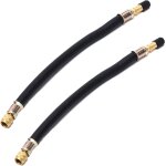 2 pi�ces extension valve de pneu, extension valve pneu en caoutchouc rallonge valve pneu flexible, pneu ...