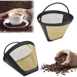 2 pi�ces filtre � caf� taille 4 filtre � caf� permanent filtre � caf� en acier inoxydable panier en maille ...