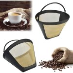 2 pièces filtre à café taille 4 filtre à café permanent filtre à café en acier inoxydable panier en maille ... 2 pièces filtre à café taille 4 filtre à café permanent filtre à café en acier inoxydable panier en maille ...