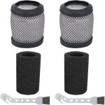2 pi�ces filtres hepa avec �ponges pour hoover t116 / h - free 100 series, pi�ces de rechange accessoires ...