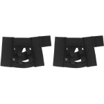 2 pi�ces gants d'entra�nement baseball souples et confortables pour balles de 1, 5 � 2, 4 pouces - noir ...