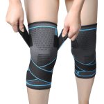 2 pi�ces genouill�re, genouill�re �lastique r�glable, genouill�re de compression sports, genouill�re ...