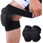 2 pi�ces genouill�res de protection, anti - collision �ponge �paisse genouillere pour jardinage, travaux, ...