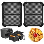 2 pi�ces grille anti projection pour air fryer ninja, silicone air fryer accessoires compatible avec ...