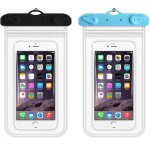 2 pi�ces ipx8 pochette etanche, pochette etanche smartphone, protege telephone eau, coque pour aller ...