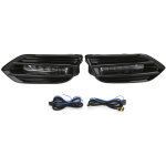 2 pi�ces led feux de jour clignotant feu de brouillard blanc jaune bleu lumi�re de remplacement pour ...