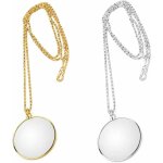 2 pièces lentille monocle loupe, collier de lentille optique, loupe lecture décoration, loupe chaîne ... 2 pièces lentille monocle loupe, collier de lentille optique, loupe lecture décoration, loupe chaîne ...