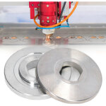 2 pi�ces machine de d�coupe plaque de pression carbure c�ment� bloc de roulement scie � onglets bagues ...