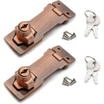 2 pices moraillon de verrouillage avec cl loquets moraillon de verrouillage pour porte meubles armoire ...