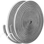 2 pi�ces oint brosse porte coulissante polypropyl�ne, 9mm(b) x 5mm(d) x 5m(l) autocollante joint brosse ...