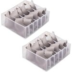 2 pi�ces organisateur de tiroir pliable, boite rangement sous vetement, rangement sous vetement, rangement ...