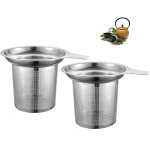 2 pi�ces passoire � th� en acier inoxydable passoire � th� avec poign�e passoire � th� premium filtre ...