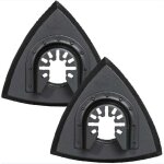 2 pices patins de ponage triangulaires 90mm - plateau de ponage pour outil multifonction oscillant ...