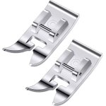 2 pi�ces pied de biche universel pour machine � coudre pied de couture droit pied zigzag accessoires ...