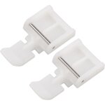 2 pi�ces pied presseur pour fermeture � glissi�re large pied universel pour machine � coudre domestique ...