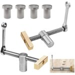 2 pi�ces pinces de bureau pour travail du bois argent�, 20mm �tabli auxiliaire pour table de travail ...