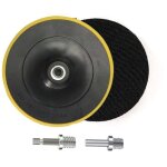 2 pi�ces plateaux de pon�age, disques abrasifs velcro, plaque de pon�age, fermeture auto - agrippante, ...