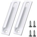 2 pices poigne de porte coulissante poigne meuble en alliage d'aluminium poigne de fentres avec ...