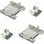 De 2 pi�ces porte coulissantes pour armoire wheels, xu, runners guides roulements � xu, bille coulissant ...