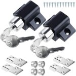 2 pi�ces porte coulissante, serrure, fen�tre, serrures de porte, fen�tre, limiteur de porte, serrure ...