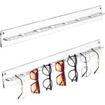 2 pi�ces porte lunettes en acrylique, rangement lunette de soleil, range lunettes, organisateur de lunettes ...